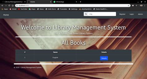 Welcome to Online Library Management System.